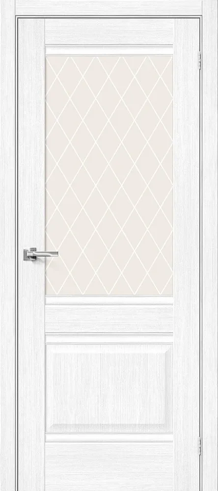 Фото Межкомнатная дверь Прима-3 Snow Melinga BR5003